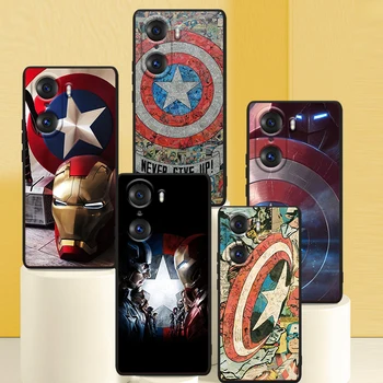 Marvel Kaptan Amerika telefon kılıfı İçin Onur 70 60 SE 50X8X7X30X20 20 10 10X 10i 9C 9A 9X 8A 8X Pro Lite Siyah Kapak