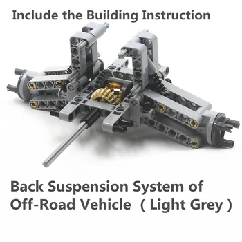 MOC Yapı Taşı Teknik Parçalar 78 adet Arka Süspansiyon Sistemi Off-Road Araç Lego ile uyumlu çocuklar için Çocuk Oyuncak