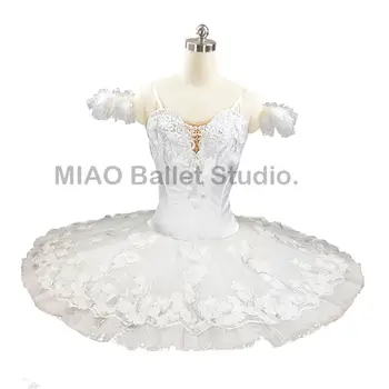 Kar Kraliçesi kostüm Fındıkkıran Yetişkin Profesyonel Bale Gözleme Tutu Kostüm Klasik kadın performans tutuş 006