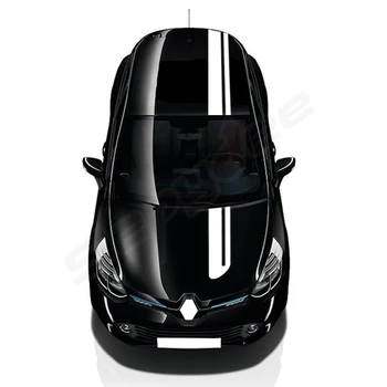 Araba Hood Bonnet Sticker Çatı Üst Vinil Film Çıkartması Renault Megane Clio RS Captur Sandero Espace Twingo Araba Aksesuarları