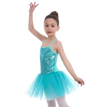 Profesyonel Bale Tutu Kostüm Pullu Sling Balerin Elbise Kız Çocuk Çocuk Bale Elbise Giyim Dans Elbise Kız İçin