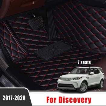 Land Rover Discovery 2020 için 2019 2018 2017 (7 Koltuk) araba Paspaslar Özel İç Halı Pedallar Ayak Pedleri Oto Aksesuarları