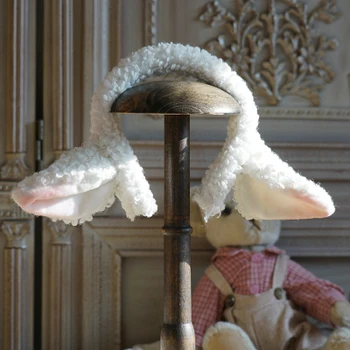 Özgün tasarım koyun kc Lolita el yapımı kafa bandı kuzu kulakları hayvan headdress