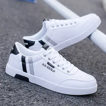 2021 Erkekler rahat ayakkabılar Yaz Yeni Moda Düz Nefes Sneakers ışıklı ayakkabı Erkek Tenis Spor Ayakkabı Beyaz İş Seyahat Ayakkabısı