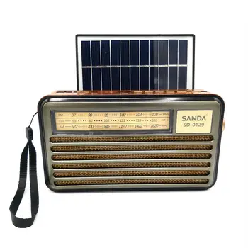 AM / FM SOLAR RADYO, BLUETOOTH TF kart yuvası ile, MP 3 çalar, AUX girişi, LED ışık, taşınabilir şarj edilebilir ev RADYO, KAMP, açık, acil