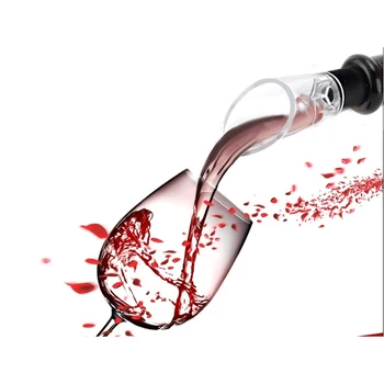 Hızlı Dekantör Beyaz Kırmızı Şarap Şişesi Üst Stoper Damping Huni Havalandırıcı Pourer