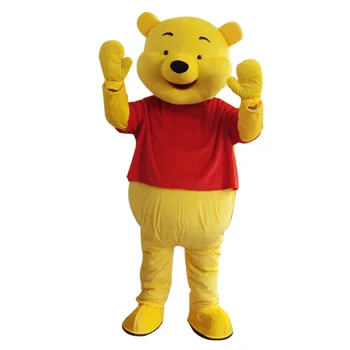 [Disney] Cosplay kesim Winnie the Pooh ayı Maskot Kostüm Çizgi film karakteri kostüm Reklam Kostüm Partisi Hayvan karnaval