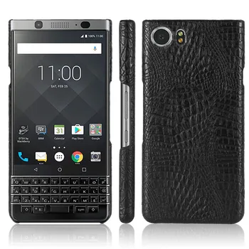 BlackBerry Keyone için DTEK70 Kılıf Timsah Derisi Mat arka kapak sert çanta BlackBerry Keyone BBB100-2 Telefonu Çanta Kapak