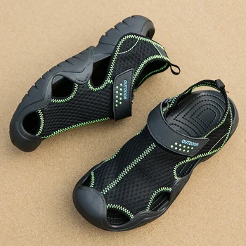 erkek ayakkabı büyük boy 48 yaz sandalia masculina sandalet dağ açık su ayakkabı örgü tenis hafif nefes