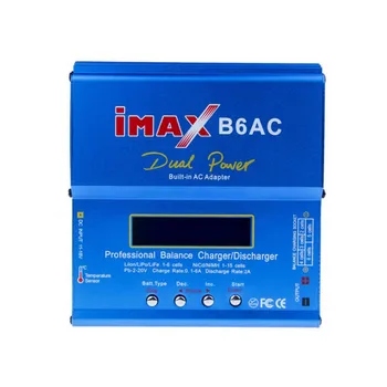 Dijital iMAX B6AC 80 W Lipo NiMH şarj dengeleyici / Boşaltmalar LiIon / LiPo / LiFe 1 s-6 s Hücreleri Carregador E Balanceador AB AU ABD Plug