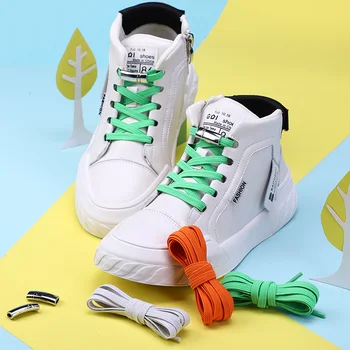 Manyetik elastik danteller çocuk ayakkabı bağcıkları hiçbir kravat çocuklar elastik ayakabı hızlı tembel kauçuk bağcıklar sneakers için 15 renk uzunluğu 100cm