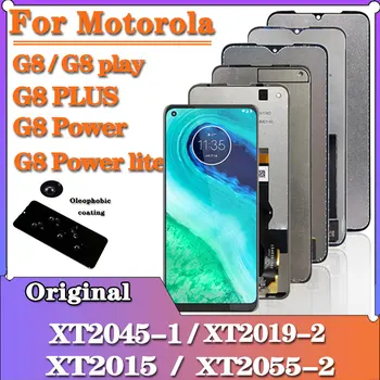 100 % Test Motorola Moto G8 G8 Artı G8 Güç Ekran Dokunmatik Ekran Digitizer Meclisi Moto G8 Oyun G8 Güç Lite LCD