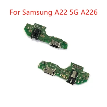 samsung Galaxy A22 5G A226 USB Şarj Portu dock konektör PCB kartı Şerit Flex Kablo şarj portu Bileşen Değiştirme