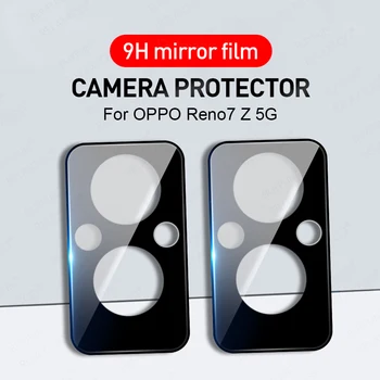 2 Adet 9H Lens Tam Ekran Koruyucu İçin Oppo Reno5 F 4G Reno6 Pro Reno7 Z Reno8 Lite 5G Reno 5 6 7 8 Kamera Temperli Cam Filmi