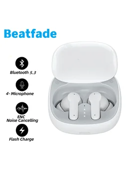 Gerçek Kablosuz Kulaklık Bluetooth 5.3 HD Çağrı 4-mics ENC Kulaklık Gürültü İptal Oyun Spor hifi kulaklıklar Uzun Bekleme Dokunmatik