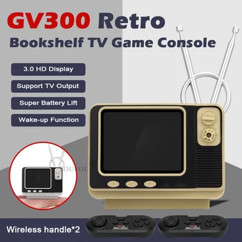 Yeni Mini Retro TV Oyun Konsolu el video oyunu Konsolu dijital saat Dahili 108 Farklı Oyunlar NES AV Çıkışı GV300