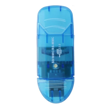 SD HC Kart Okuyucu Mavi USB Anahtar Formatı