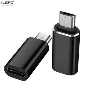 ILEPO Mikro Usb aktarım Tipi-C Adaptörü Cep Telefonu şarj adaptörü USB Kablosu Adaptörü için Xiaomi Redmi Huawei Android Telefon