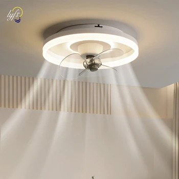Modern LED tavan vantilatörü Avize Lamba iç mekan aydınlatması Ev Yemek Oturma Odası Yatak Odası Rüzgar Bıçakları Soğutma fanı ışık