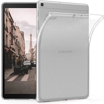 Temizle samsung kılıfı Galaxy Tab A 10.1 2019 Yumuşak TPU Şeffaf Darbeye Koruyucu samsung kılıfı Tab SM-T510 SM-T515