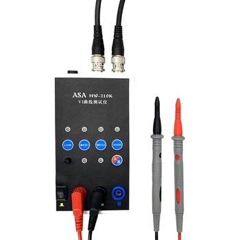 HW-210K El Taşınabilir Çift kanallı VI Eğrisi Test Cihazı devre Çevrimiçi Algılama ASA Test Cihazı 4 Dişli Frekans Alternatif