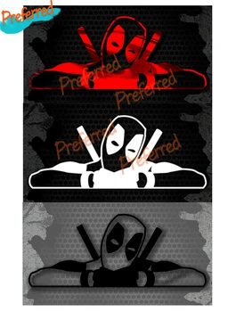 Karakter Deadpool Tarzı Çıkartması Komik Araba Kamyon vinil yapışkan JDM Pencere Çıkartması Araba Styling Çıkartması PVC