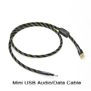 Hifi Mini USB kablosu USB Mini USB Ses Veri USB kablosu DAC Cep cep telefonu, Yüksek Kaliteli El İşi