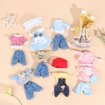 1: 8 Dollhouse Giysileri High-end Elbise Etek Takım Elbise Moda oyuncak bebek giysileri Etek Takım Elbise Çocuklar için En İyi Hediyeler DIY Kızlar Oyuncaklar