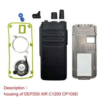 Muhafaza Onarım Parçaları ön kapak Motorola XIR için DEP250 XIR C1200 CP100D İki Yönlü Telsiz