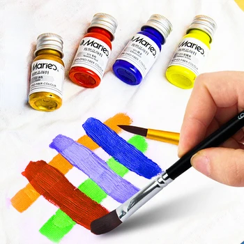 12/18/24/36 Renkler Tekstil Elyaf Pigment Seti çocuk El Boyalı kanvas sneaker Graffiti DIY Su Dayanıklı Solmaz Boyalar