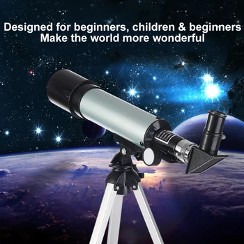 6x/18x / 90X / 27X Monoküler Teleskop Kompakt Geri Çekilebilir Zoom Su Geçirmez HD Cam Tripod İle Telefon Klip Astronomik Teleskop