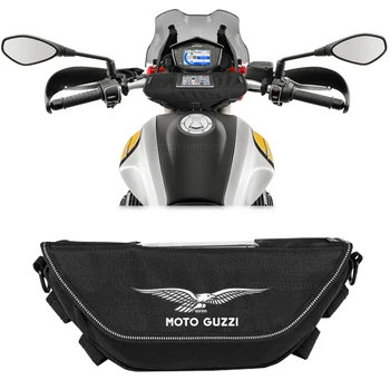 Moto Guzzı V85TT V9 Roamer / Bobber / V85 TT / V7 Taş / Özel Su Geçirmez gidon seyahat navigasyon çantası