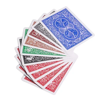 Değişiklikleri Renk Kartı Sihirli Hileler Sihirli Kartları Seti Poker Magia Yakın Illusion Hile Sahne Komedi yapmak kolay