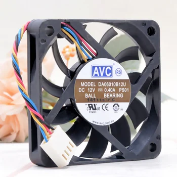 60mm pwm fan ince AVC DA06010B12U 10mm kalınlığında 6010 12V 0.40 A 60 * 60 * 10MM ultra ince hava hacmi soğutma fanı