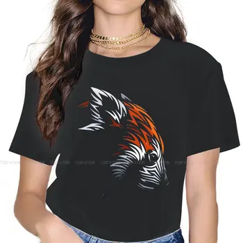Tribal Yeni Tişörtleri Kırmızı Panda Ailurus Fulgens Kadın Grafik Saf Pamuk Streetwear T Shirt Yuvarlak Boyun
