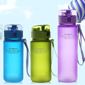 400/560ml Spor Su Şişesi Yüksek Kaliteli Tur Açık içme şişesi Sızdırmaz Okul Su Şişeleri Çocuklar Drinkware BPA Ücretsiz