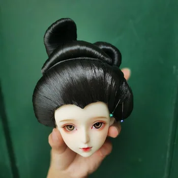 Blythe Doll 1/8 1/6 1/4 1/3 BJD/SD Peruk Bebek Aksesuarları Antik Kostüm Japon Oiran Saç Retro Peruk BJD / SD YOSD MSD Büyük Kız