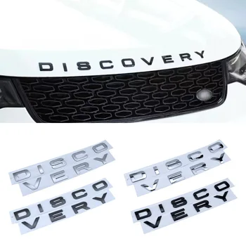 ABS 3D Krom Araba Harfler Ön Kaput Bonnet Logo Rozeti Land Rover Discovery Spor Amblemi Discovery 4 3 5 2 TD5 Aksesuarları
