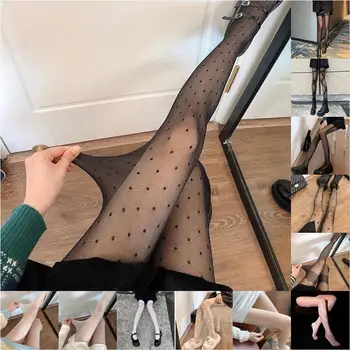 16 Stilleri Delikli Seksi Kadın Külotlu Çorap Sıcak Klasik Tayt Dantel Fishnet Ince Japon Baskı Çorap Kadın Çorap JK Ince