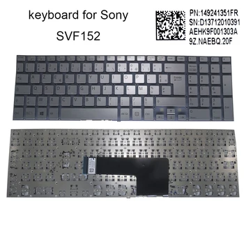 Fransızca azerty bilgisayar klavye Sony VAİO SVF152 SVF153 SVF15 Dizüstü Bilgisayar klavyeleri dizüstü bilgisayarlar yedek parça Yeni 149241351FR