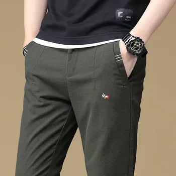 Golf Giyim erkek Yeni Moda Uzun Golf Rahat Rahat Pantolon Kemer Cep Elastik Gevşek Pantolon Nefes Fermuar Tasarım