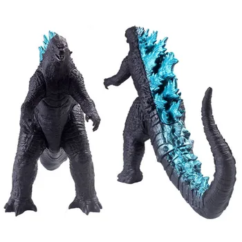 Anime Godzilla Vs Kong Heykelcik Mechagodzilla Kralı Canavarlar Dinozor Belden Action Figure Koleksiyon Modeli Bebek Oyuncak
