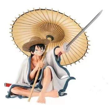 13 cm Anime Tek Parça BWFC Şemsiye Kimono Luffy Belirleyici Savaş Üst PVC Action Figure Koleksiyon Model Oyuncaklar