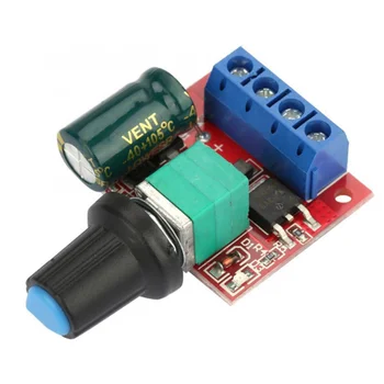5 V-28 V 5A PWM DC motor hız kontrolörü Hız Kontrol Anahtarı LED Dimmer Hız Kontrol Modülü