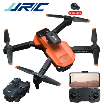 JJRC H106 RC dört pervaneli helikopter Drone ile 4K Profesyonel Çift Kamera 6CH Katlanabilir Drone Engellerden Kaçınma Helikopter Oyuncak Çocuklar RC Oyuncaklar