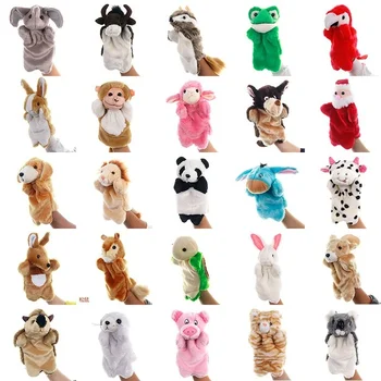 Peluş oyuncaklar kukla Eğlence Hayvan Tavşan Ebeveyn-çocuk Eğitim Köpek Piggy noel hediyesi Yaşlı Adam Elk Ragdoll Yeni