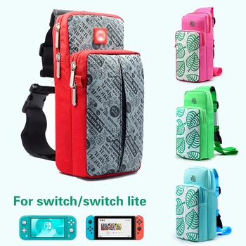 Nintendo Anahtarı için Kılıf Göğüs Çantası Seyahat Taşıma Çantası Depolama omuzdan askili çanta NS Lite Konsolu ve Dock Oyun Aksesuarları Çantası