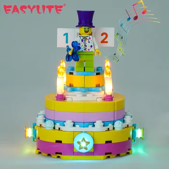 Led ışık Kiti noel hediyesi 40382 Doğum Günü Seti Yapı Taşları Tuğla Çocuk Oyuncakları Sadece lamba ışığı Seti Hiçbir Model