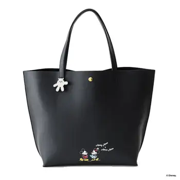 Disney Mickey mouse Çanta Omuz Karikatür bayan Tote Büyük Kapasiteli çanta Kadın Çantası moda çanta omuz